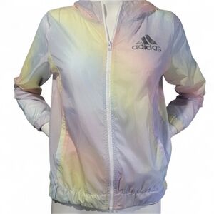 Adidas Big Girls Pastel Windbreaker Jacket